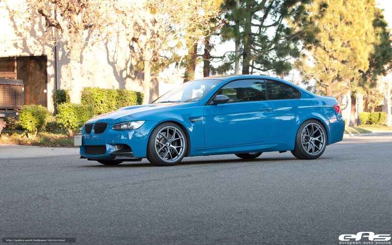 Blue BMW M3 Coupe — Calm, Afternoon