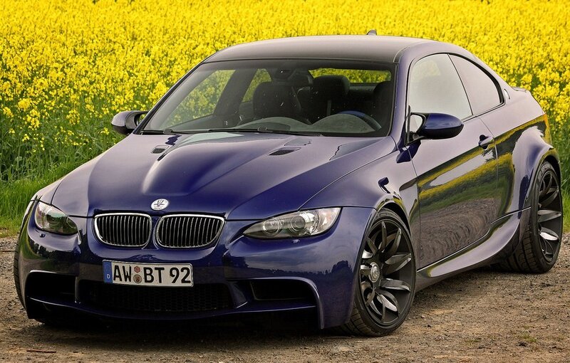 Blue Bmw M3 Coupe — Calm, Spring