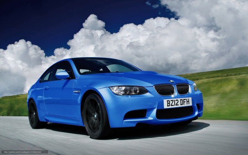 Blue BMW M3 Coupe — Dynamic
