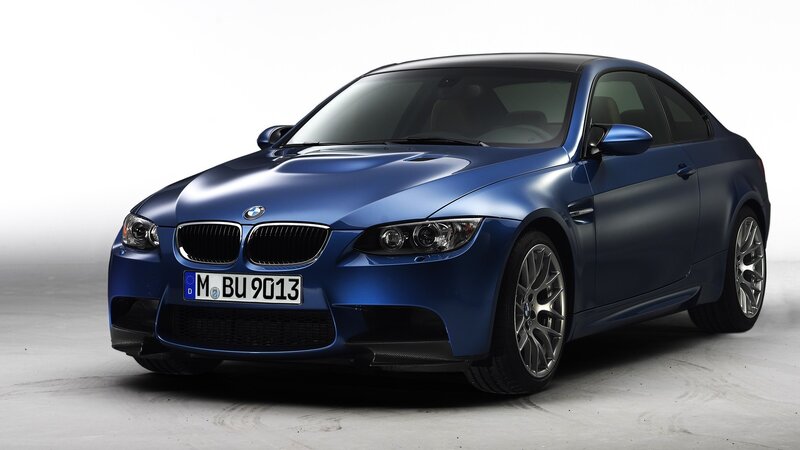 Blue BMW M3 Coupe — Neutral, Photograph, Car, License Plate, Wheels, Black