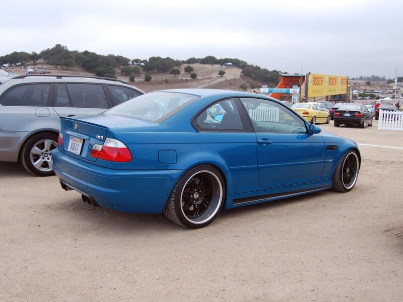 Blue BMW M3 Coupe — Outdoor