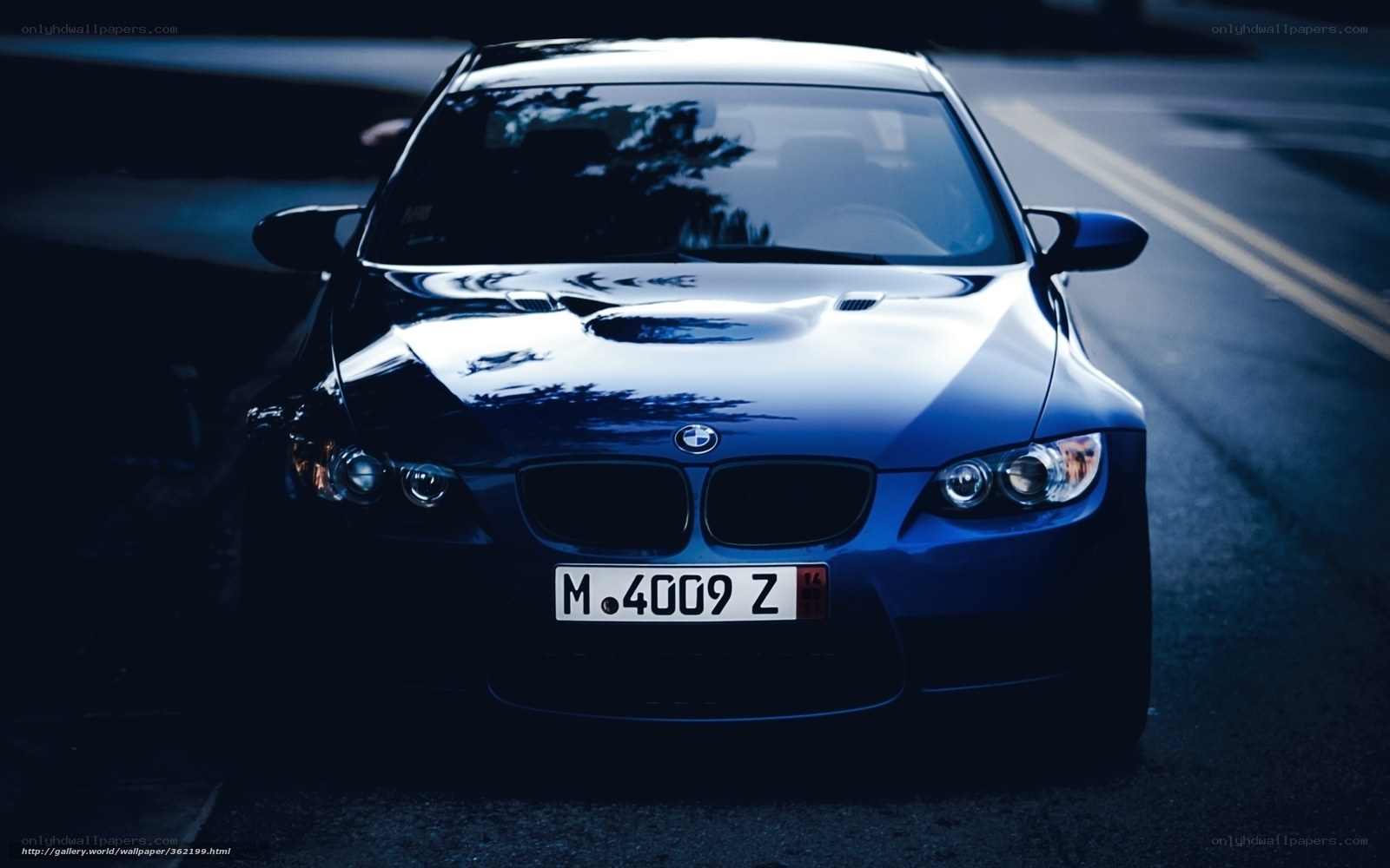 blue bmw m3 on road