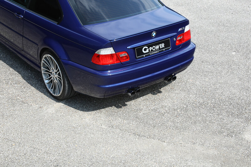 blue bmw m3 rear view