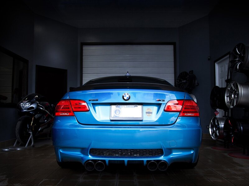 Blue BMW M3