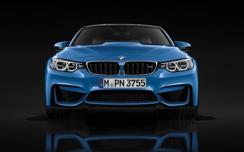 Blue Bmw M4 Car — Dramatic