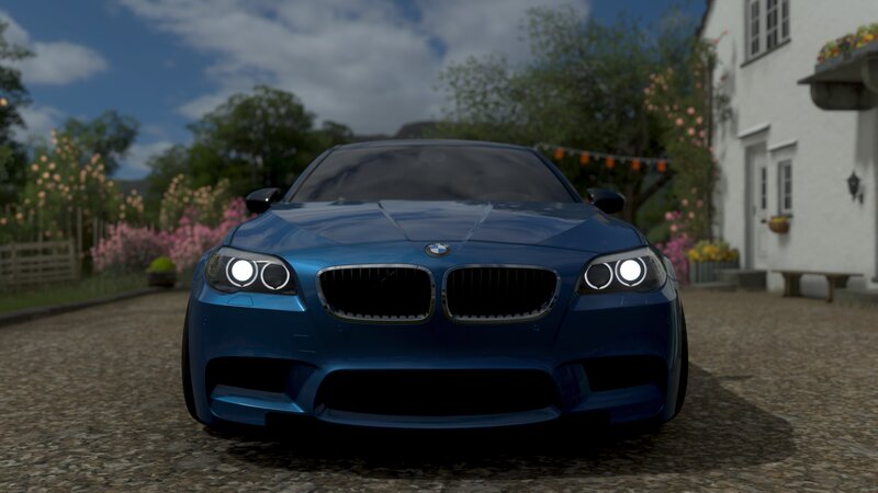Blue BMW M5 Car — Calm