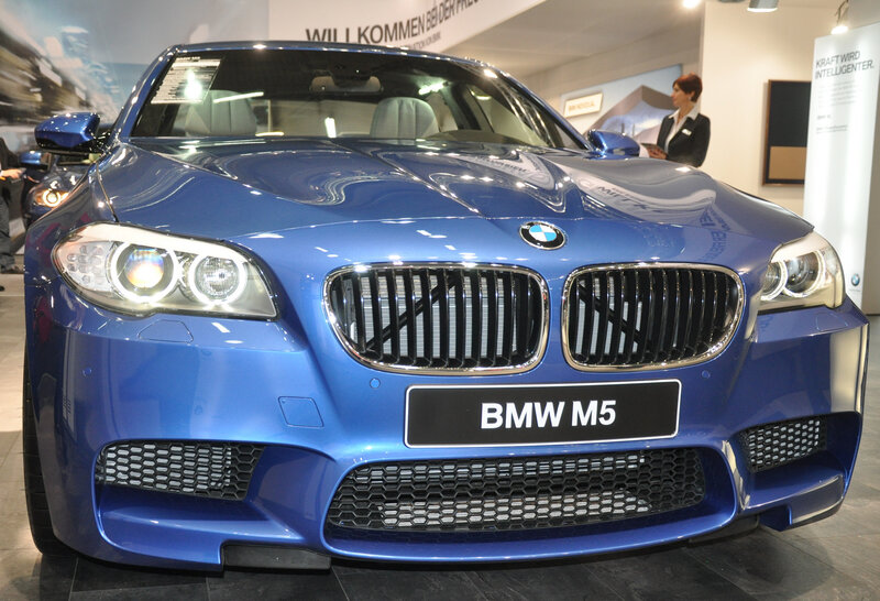 Blue Bmw M5 Car — Neutral