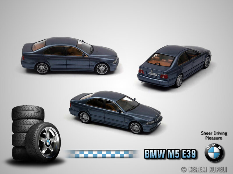Blue BMW M5 E39 — Neutral