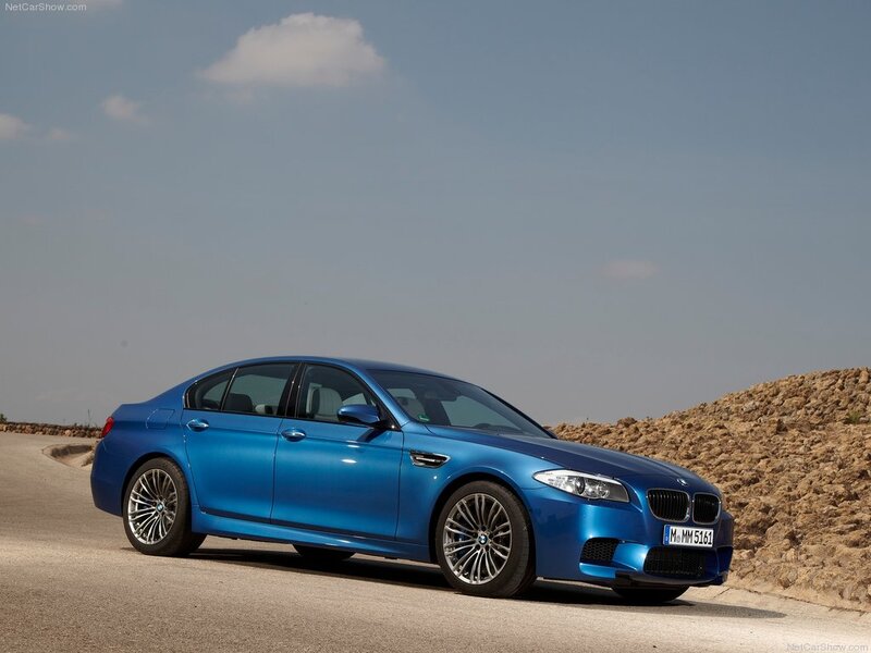 Blue Bmw M5 Sedan — Calm