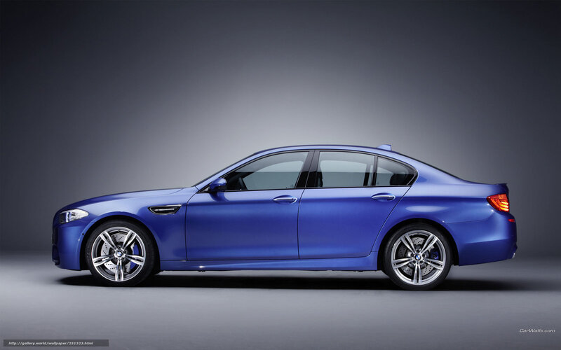 Blue Bmw M5 Sedan — Dramatic, Photograph, Car, Wheel