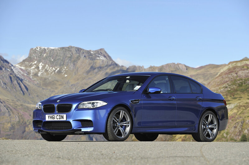 Blue Bmw M5 Sedan — Serene