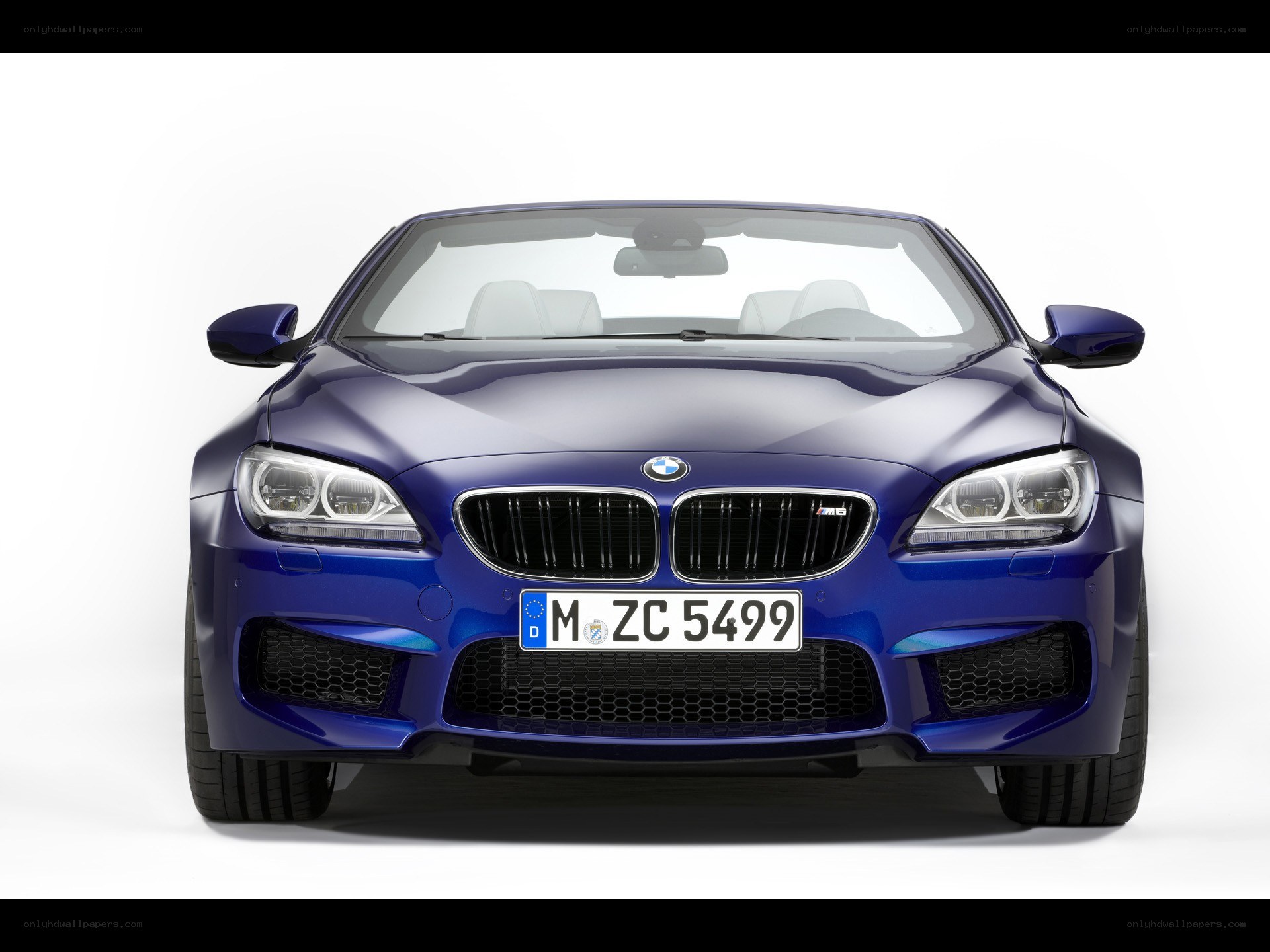 blue bmw m6 convertible