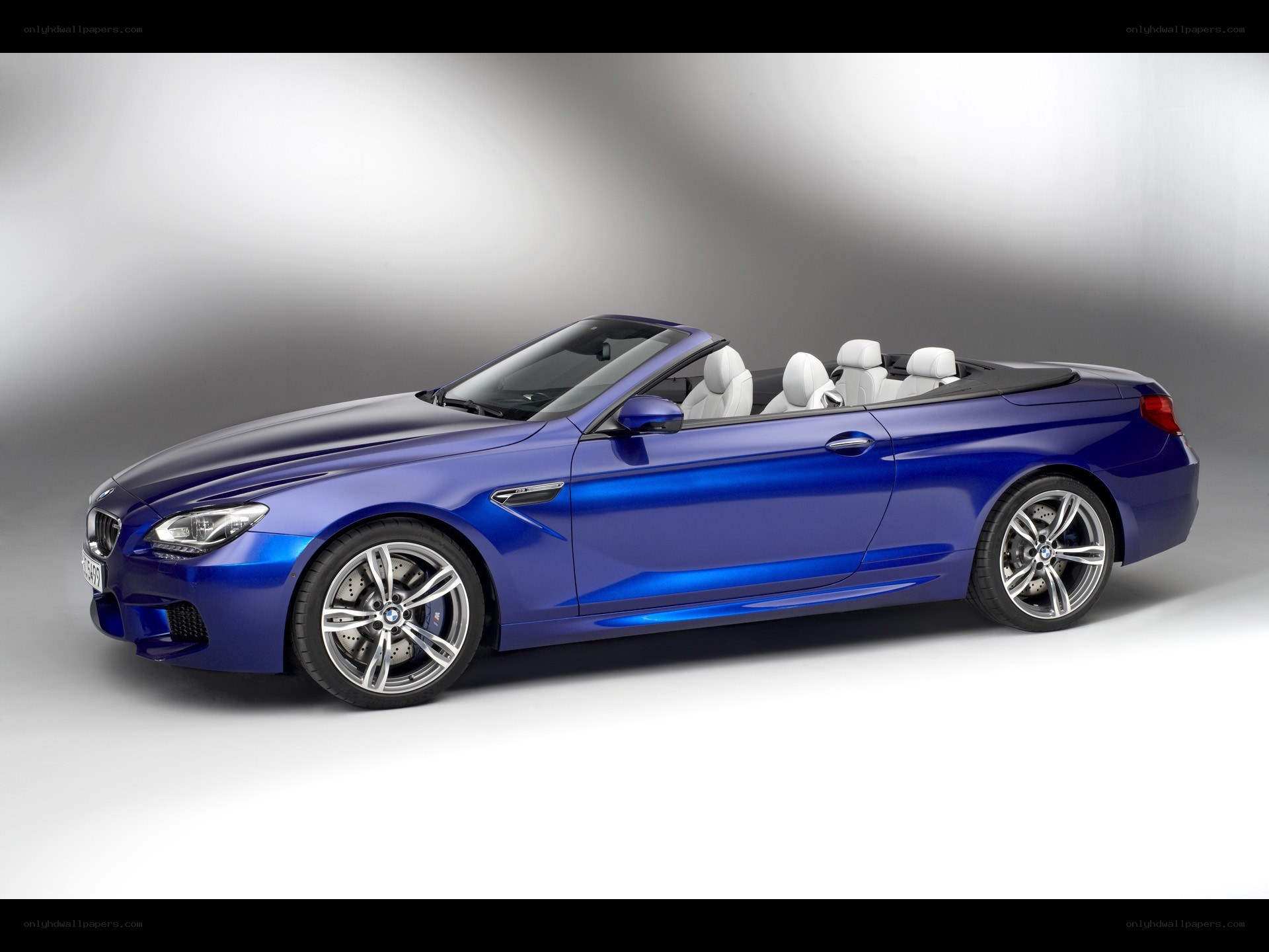 Blue BMW M6 Convertible