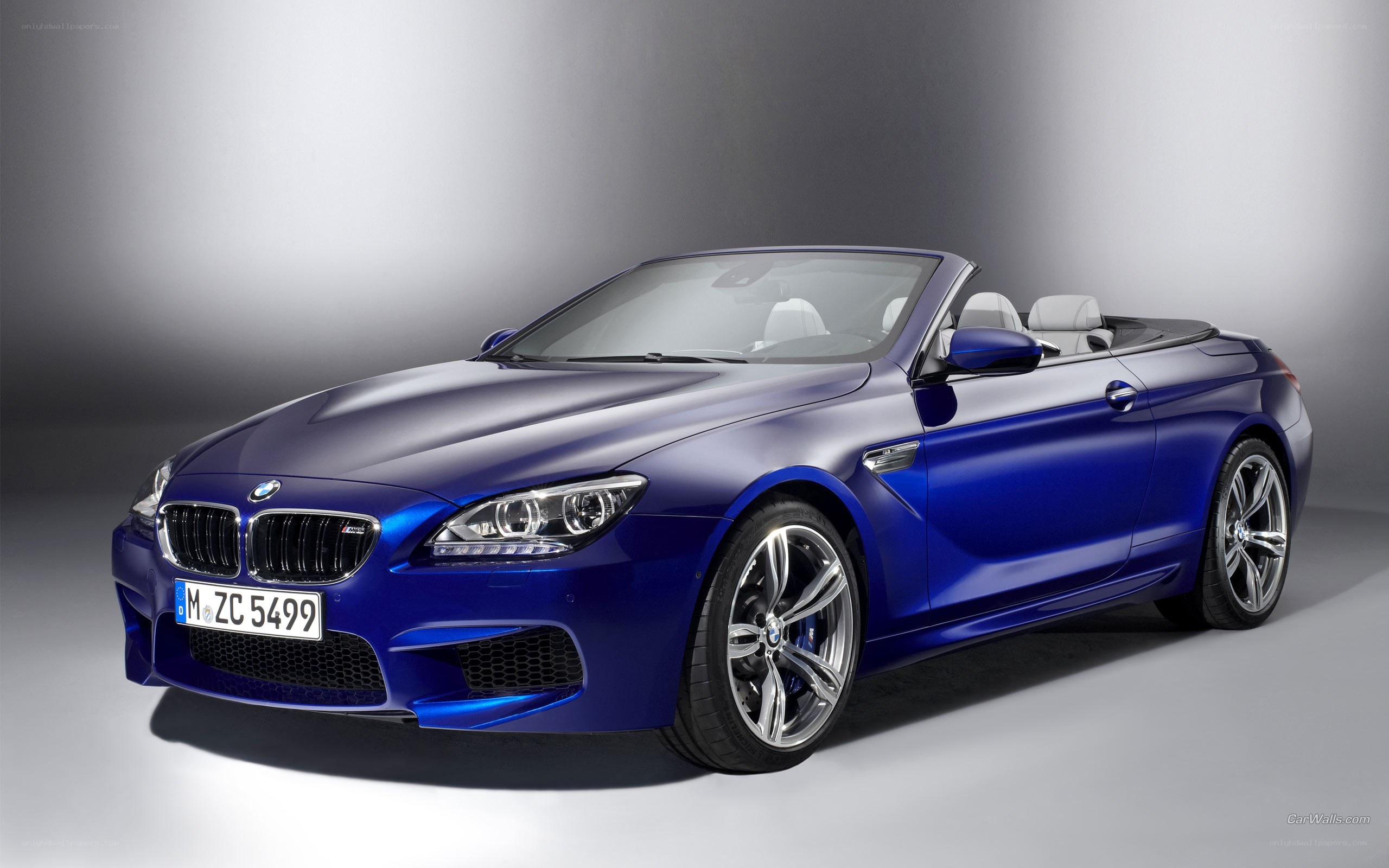 blue bmw m6 convertible