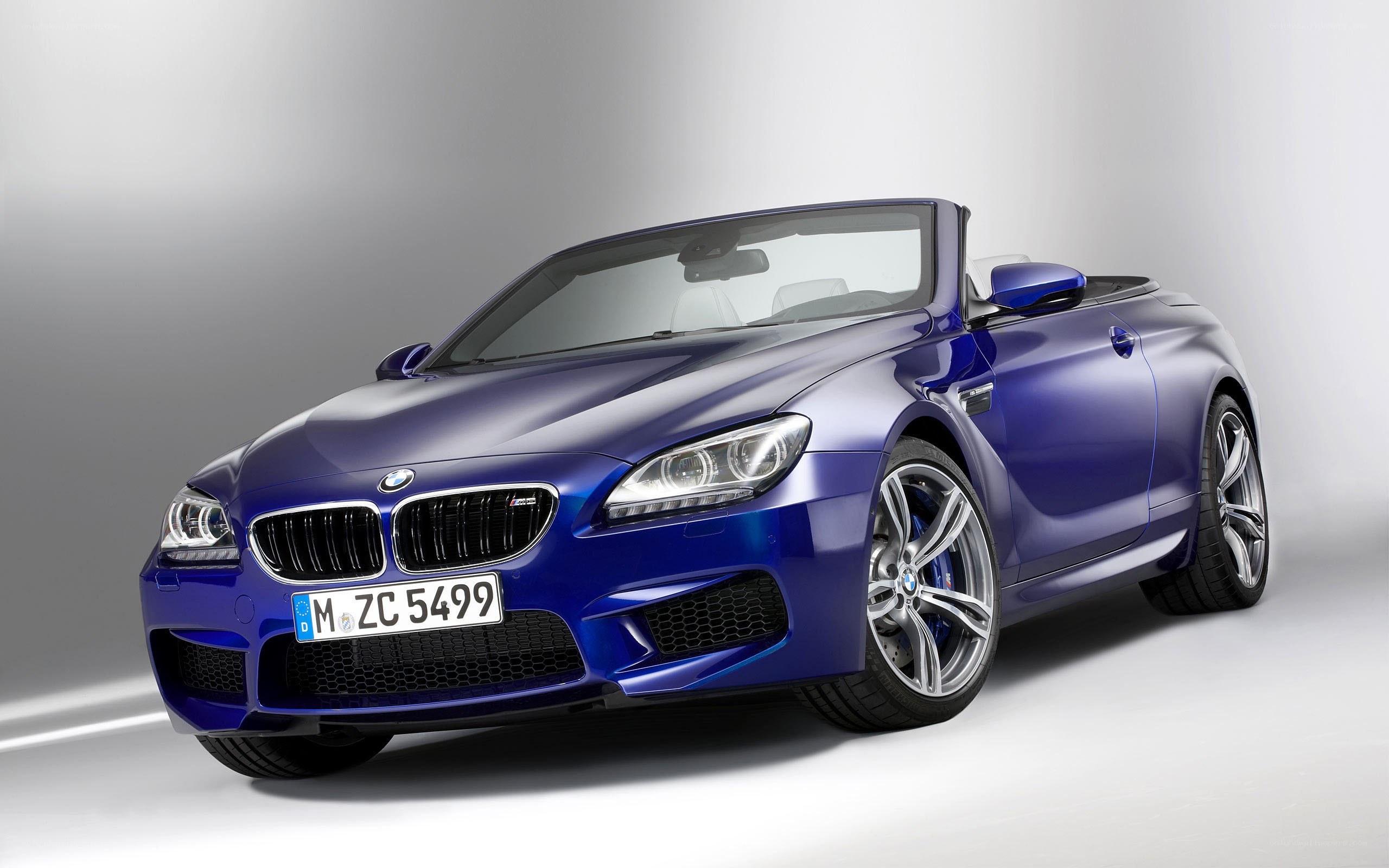 blue bmw m6 convertible