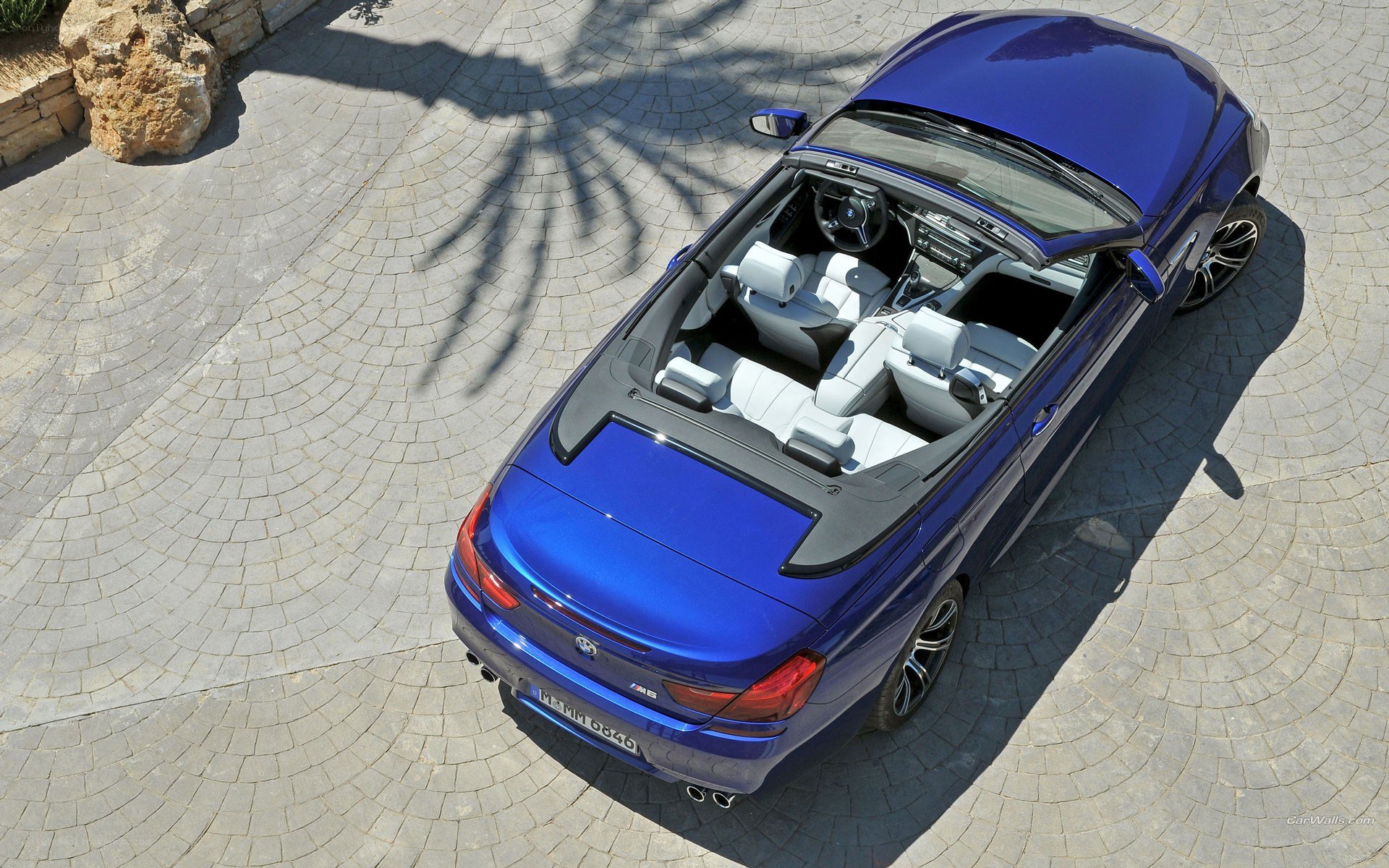 blue bmw m6 convertible