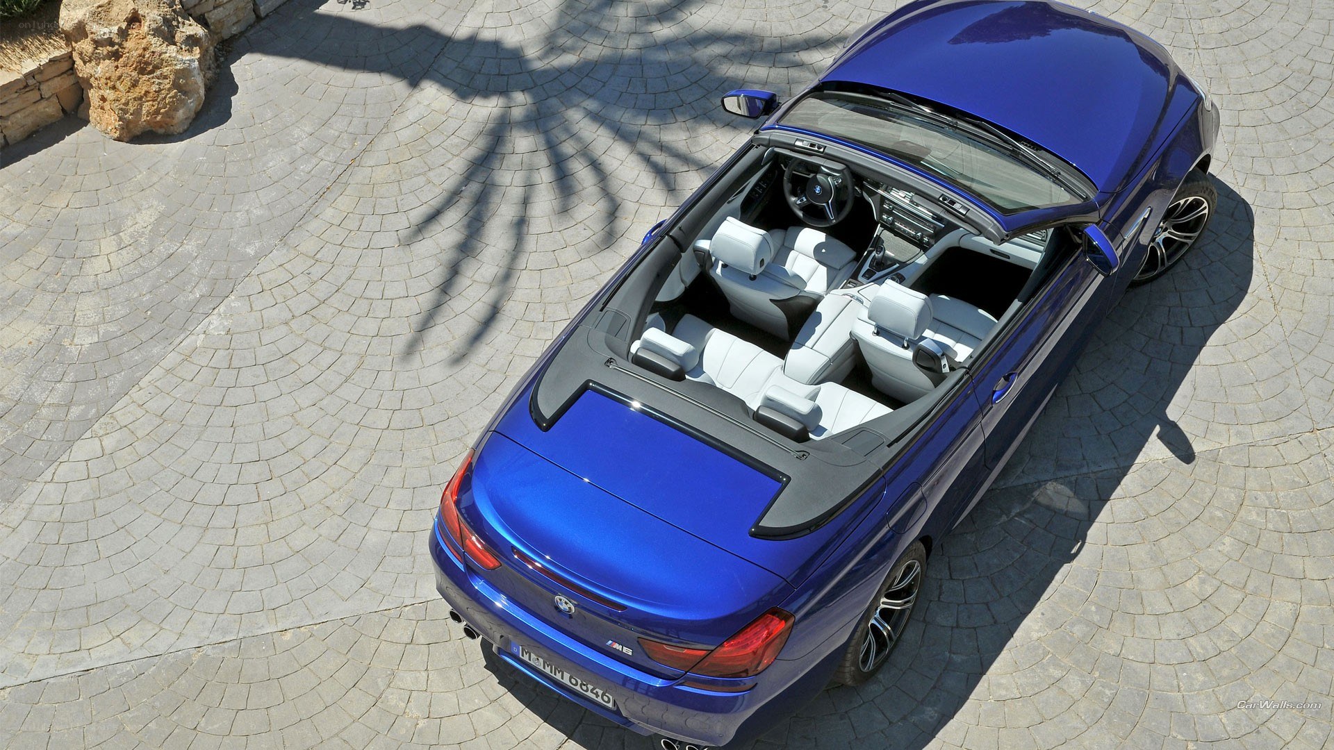 blue bmw m6 convertible