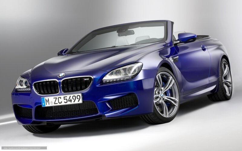 Blue Bmw M6 Convertible — Dramatic, Photograph, Car, License Plate
