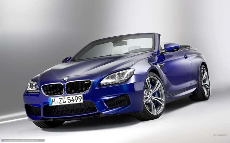 Blue Bmw M6 Convertible — Dramatic, Photograph, Car