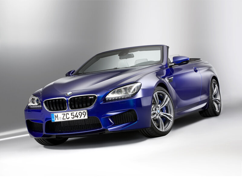 Blue Bmw M6 Convertible — Dramatic, Photograph
