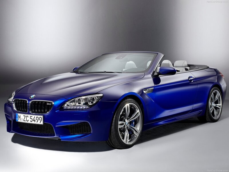 Blue Bmw M6 Convertible — Dramatic