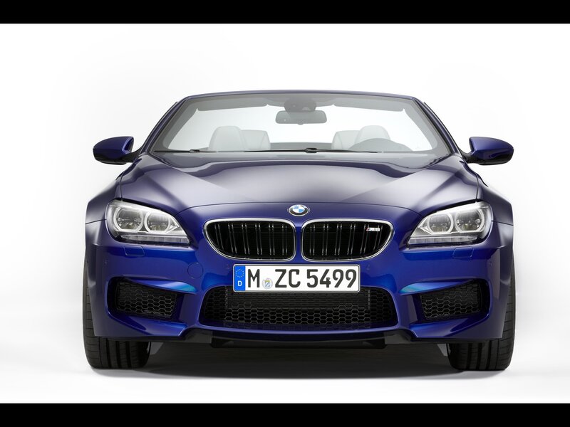 Blue Bmw M6 Convertible — Neutral, Photograph, Car, License Plate, Headlights