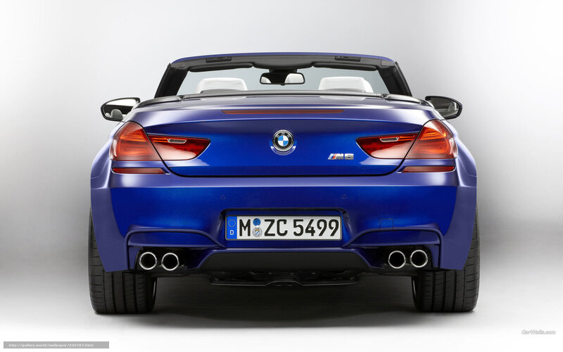 Blue Bmw M6 Convertible — Neutral, Photograph, Car, License Plate