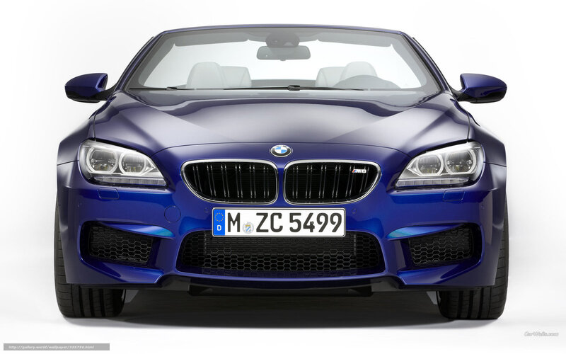 Blue Bmw M6 Convertible — Neutral, Photograph, Car