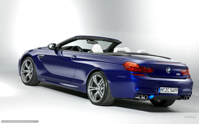 Blue Bmw M6 Convertible — Neutral, Photograph