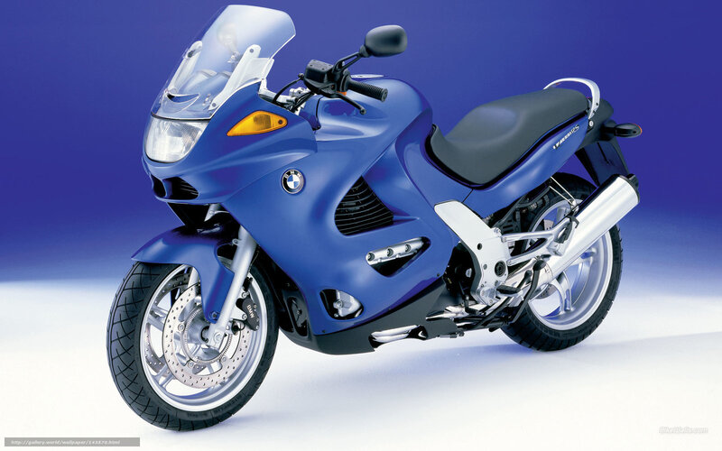Blue BMW Motorcycle — Neutral, Photograph, Windshield