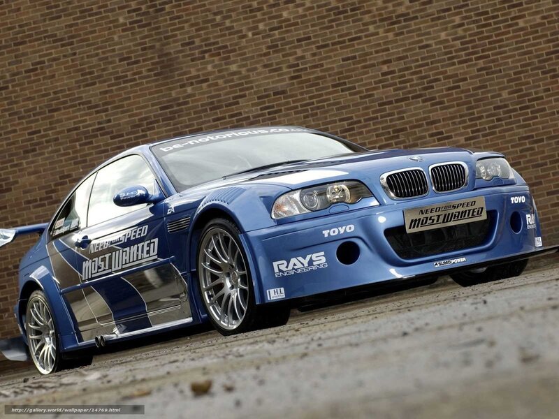 Blue BMW race car