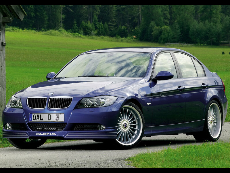 Blue BMW Sedan — Serene