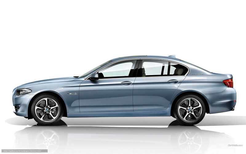 Blue Bmw Sedan — Silver, Neutral