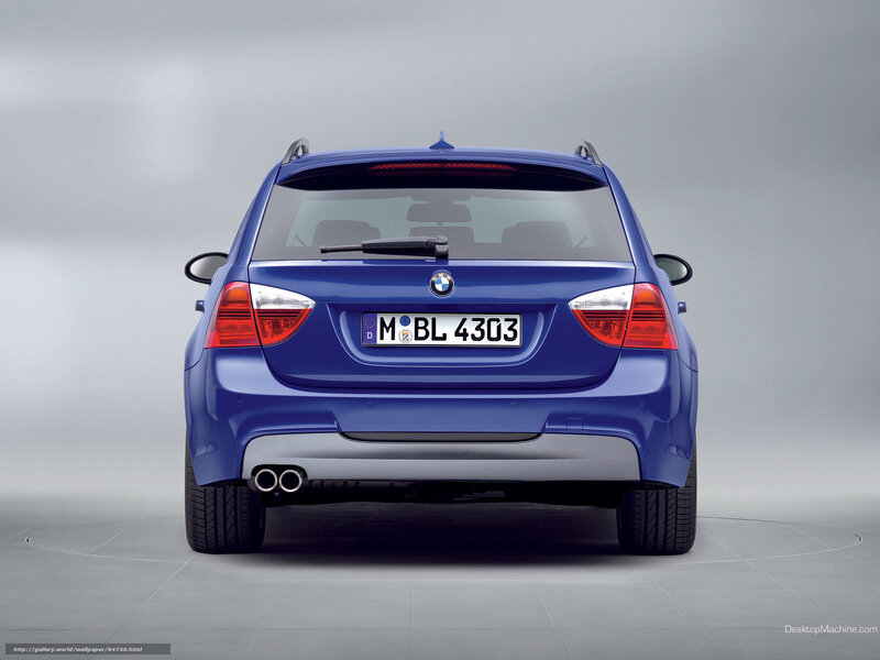 Blue BMW Station Wagon — Neutral, Photograph