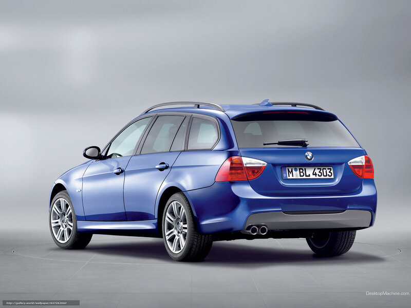 Blue BMW Station Wagon — Neutral