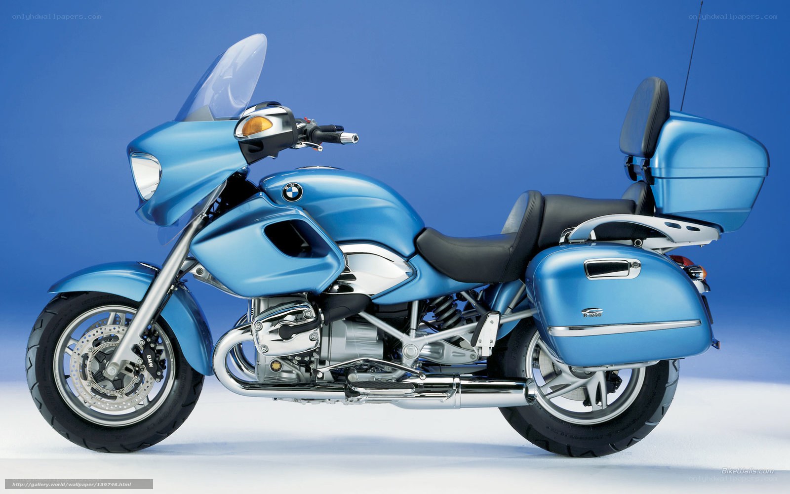 blue bmw touring motorcycle