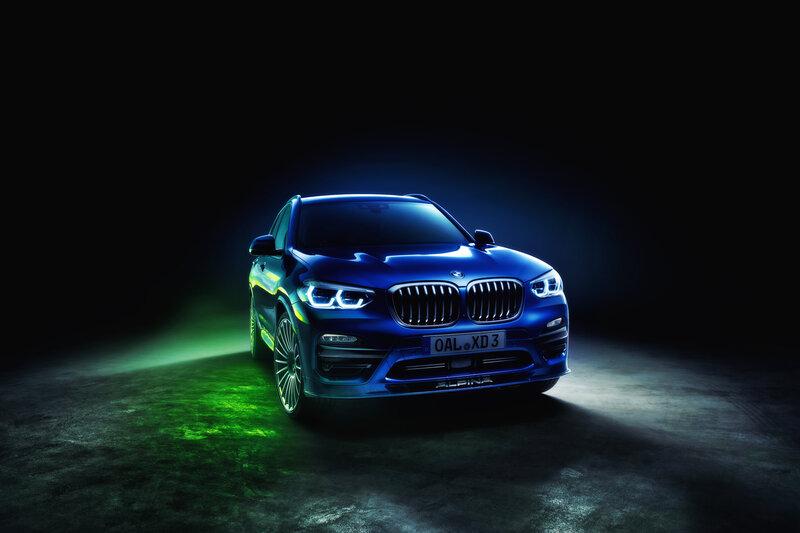 Blue BMW X3 Car