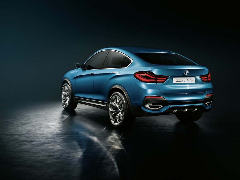 Blue BMW X4 Concept