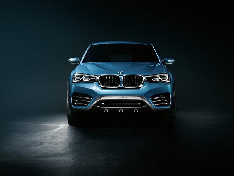 Blue BMW X4 Concept