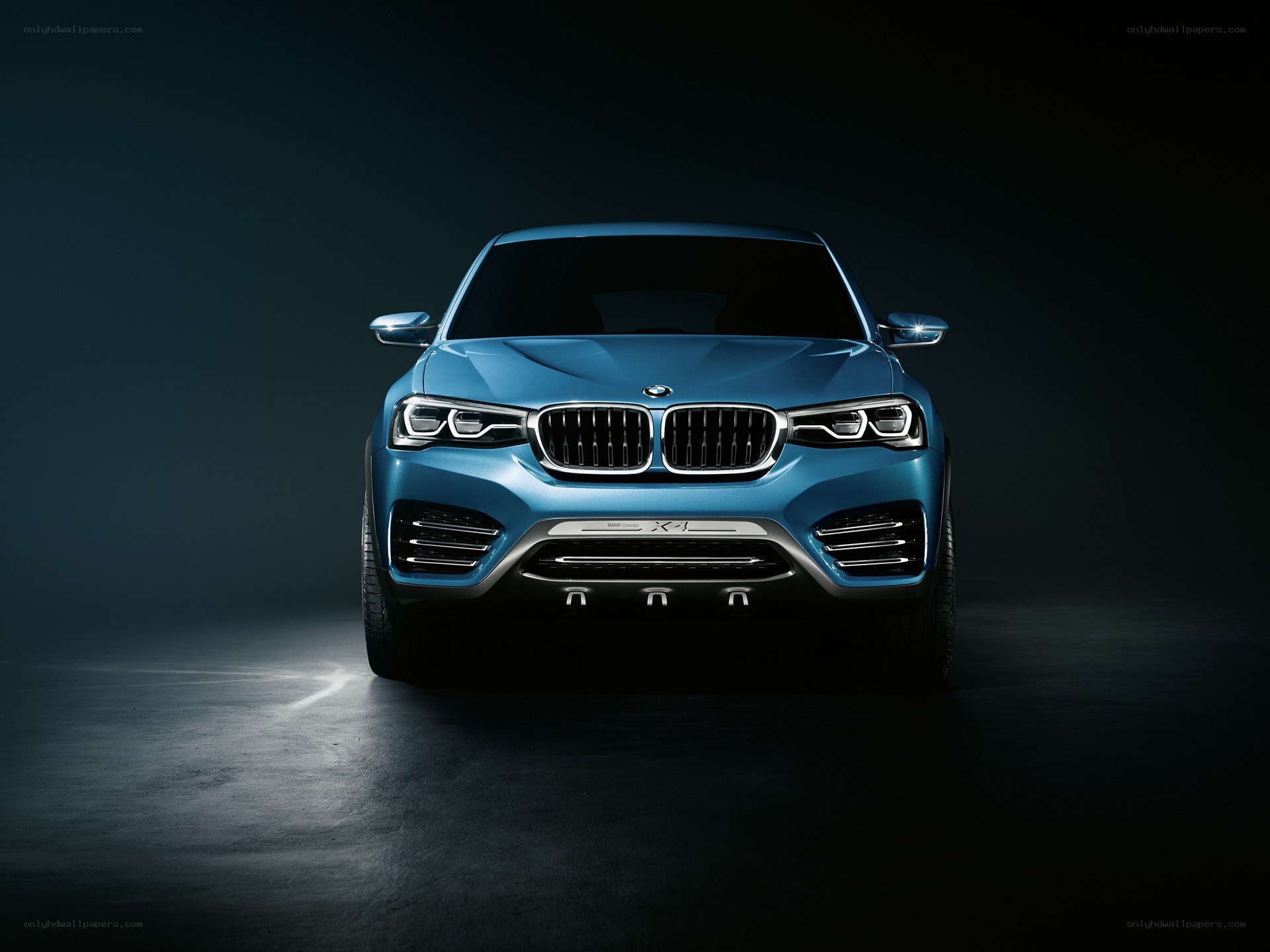 Blue BMW X4 Concept