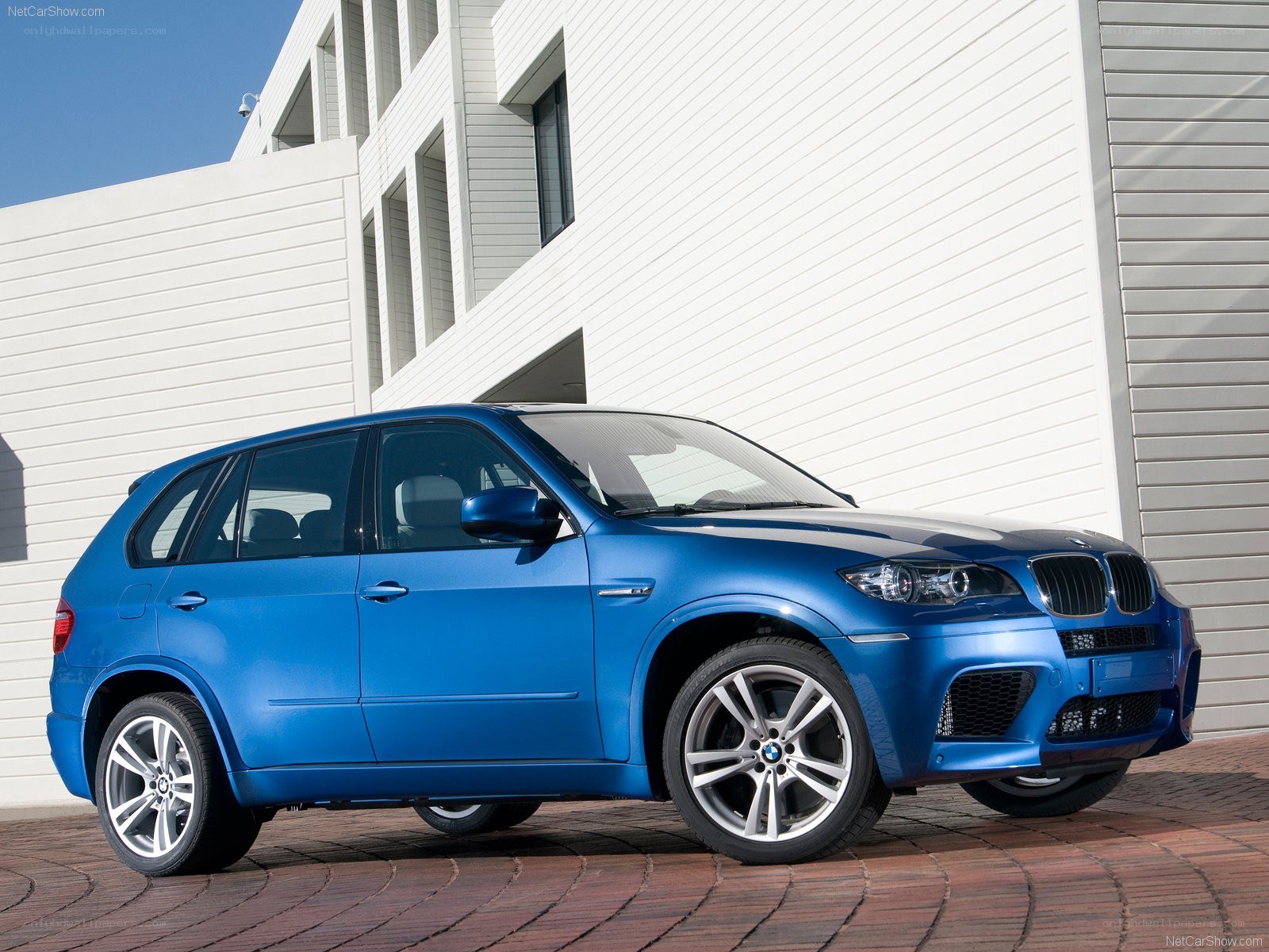 blue bmw x5 m suv