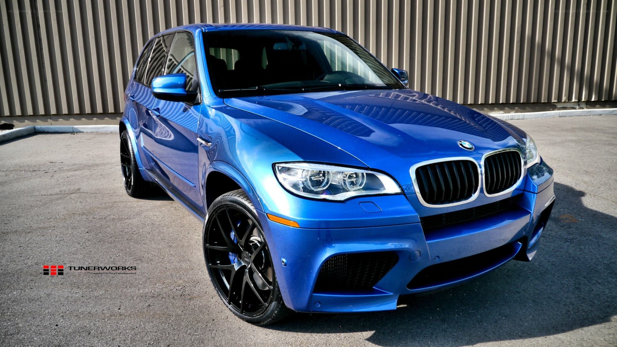 blue bmw x5 m tuning