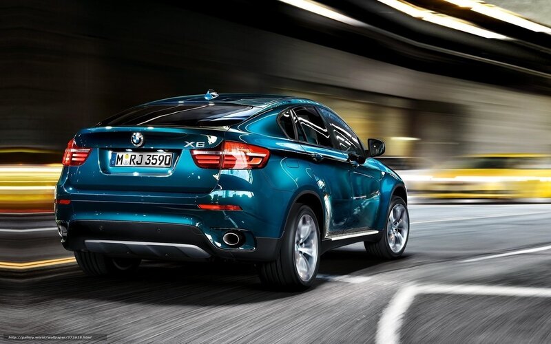 Blue BMW X6 Car — Dynamic