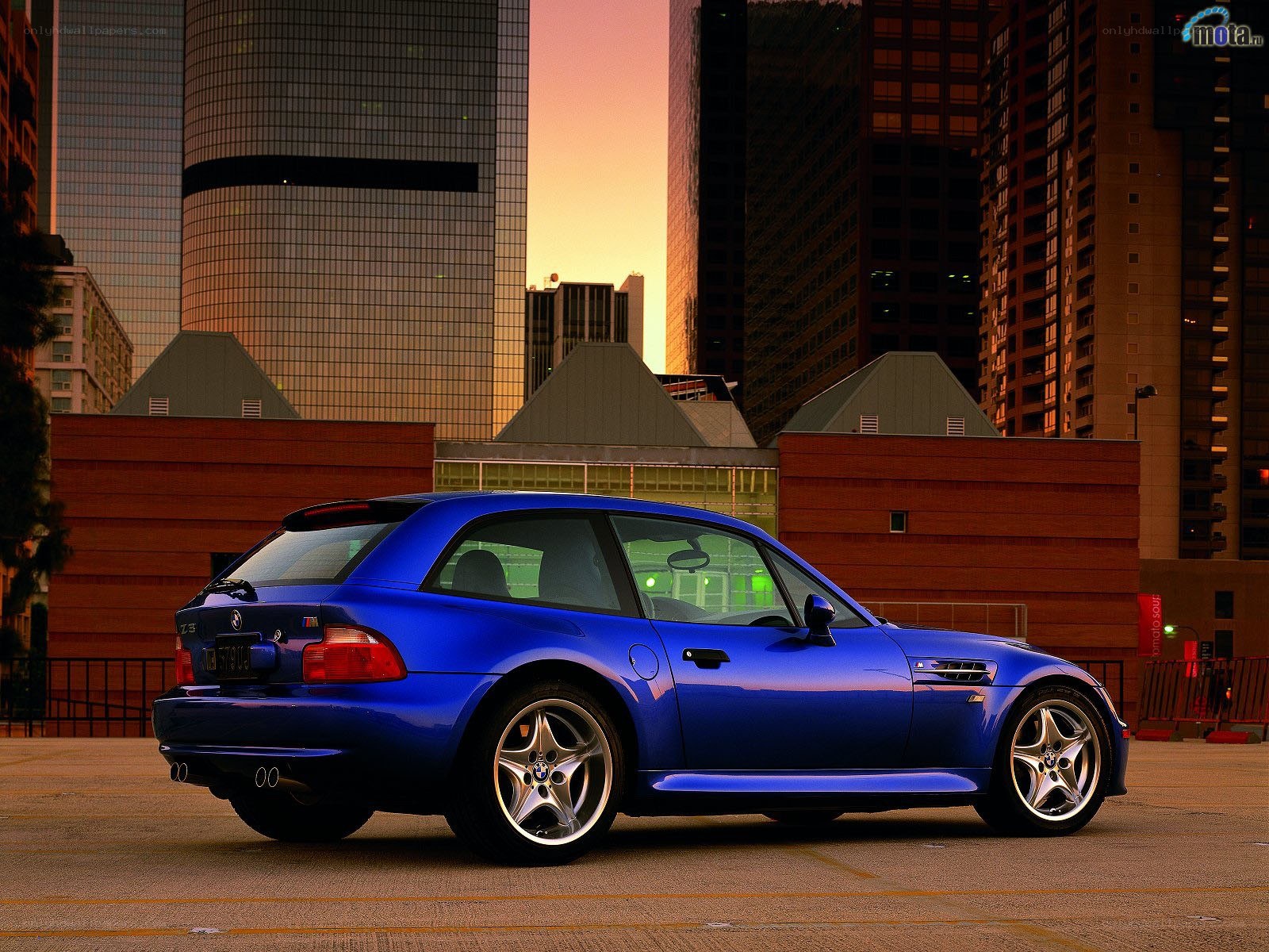 Blue BMW Z3 M Coupe