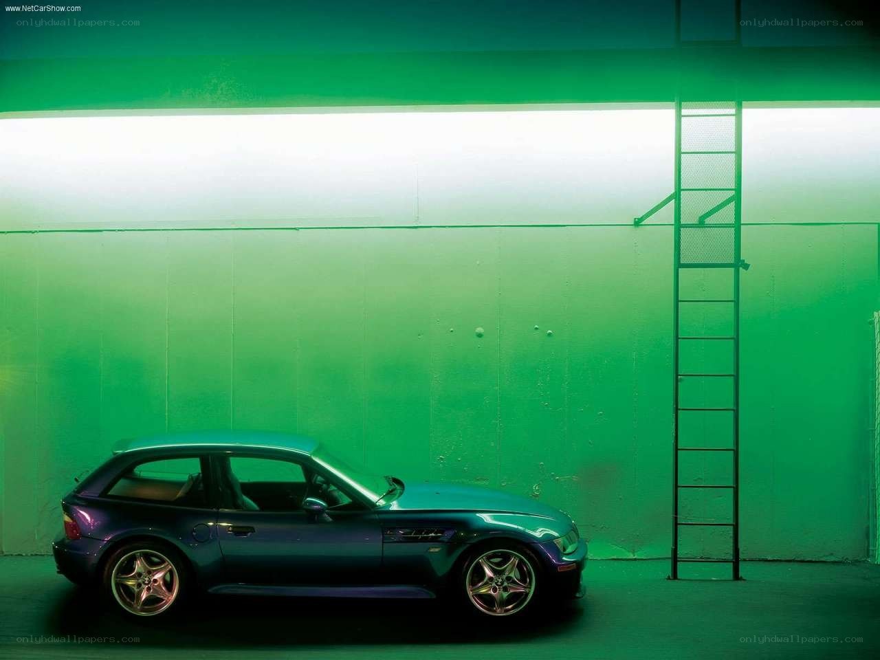 Blue BMW Z3 M Coupe
