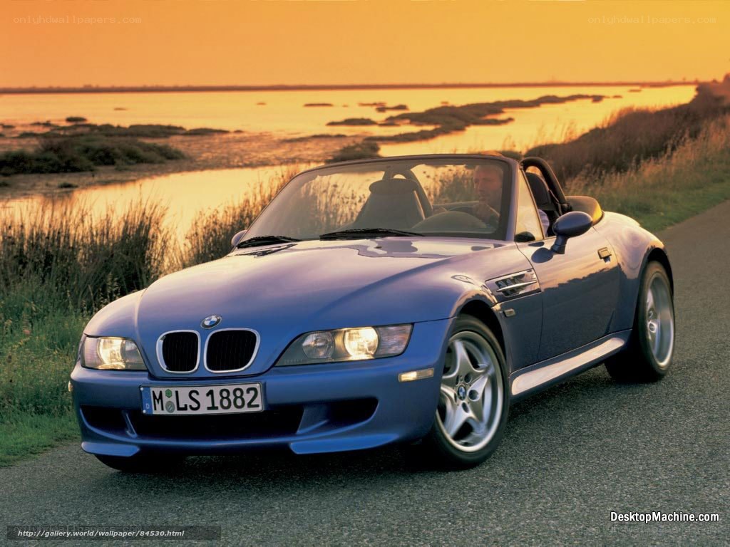 Blue BMW Z3 M Roadster
