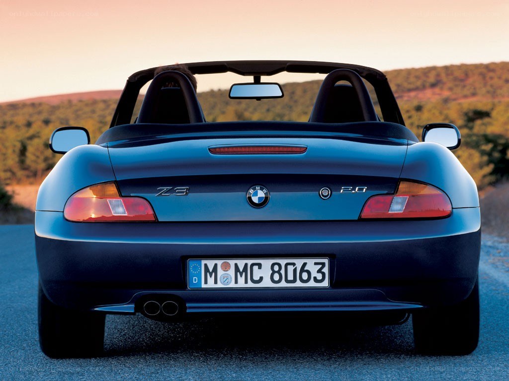Blue BMW Z3 roadster