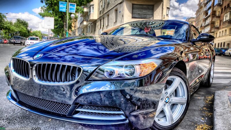 Blue Bmw Z4 Car — Dramatic