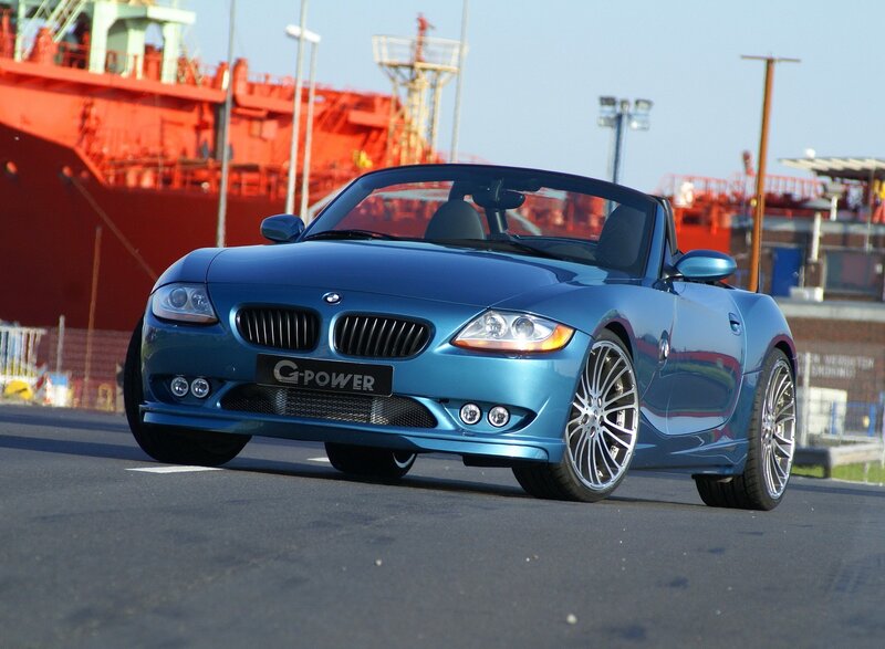 Blue BMW Z4 G-Power