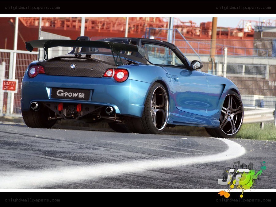 blue bmw z4 g-power